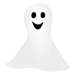 Happy Ghost Stencil