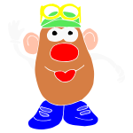 Potato Toy Stencil