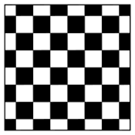 Checkerboard Outline
