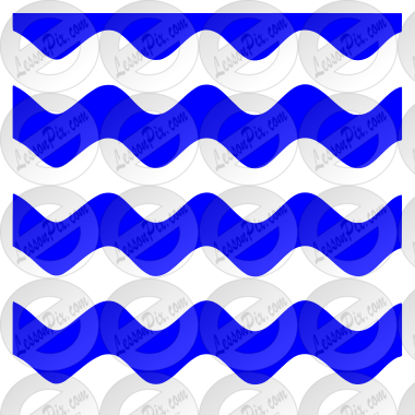 Wavy Picture for Classroom / Therapy Use - Great Wavy Clipart