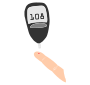 Diabetic Glucose Meter Stencil