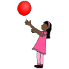 She+is+throwing+her+ball. Picture