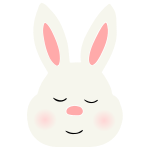 Sleepy Bunny Stencil
