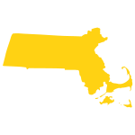 Massachusetts Stencil
