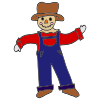Paint scarecrow