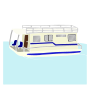 Houseboat Stencil