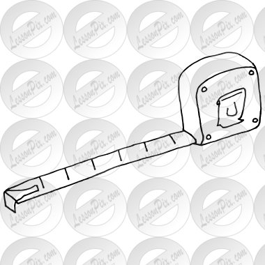 Tape Measure  Outline
