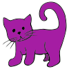 Purple+Cat Picture