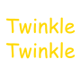 Twinkle Twinkle Stencil
