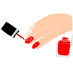 Paint Nails Stencil