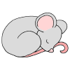 Sleeping+Mouse Picture
