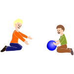 Roll Ball Picture for Classroom / Therapy Use - Great Roll Ball Clipart