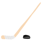 Hockey Stick Stencil