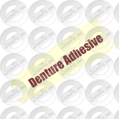 Denture Adhesive Stencil