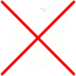 No Toilet Stencil