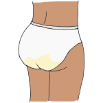 Dirty Underwear Picture for Classroom / Therapy Use - Great Dirty Underwear  Clipart
