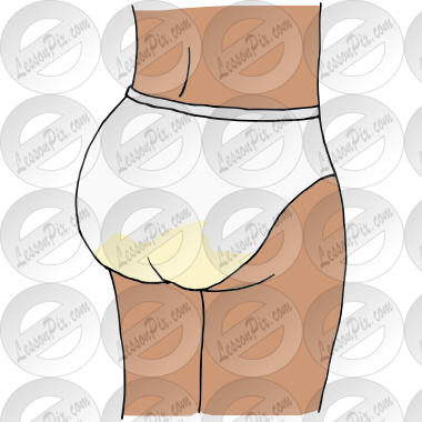 Wet Underwear Picture for Classroom / Therapy Use - Great Wet Underwear  Clipart