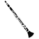 Clarinet Stencil