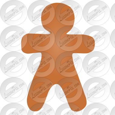 Gingerbread Boy Stencil