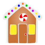 Gingerbread House Stencil