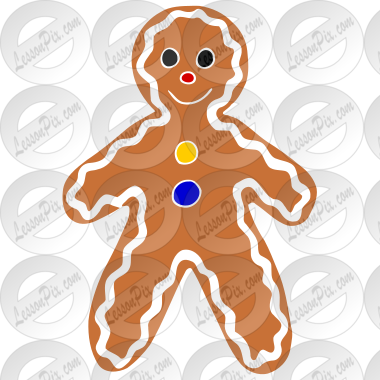 Gingerbread Man  Stencil