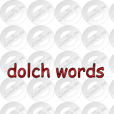 dolch words Picture