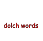 dolch words