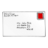 envelope and stamp