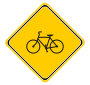 Bicycle Crossing Stencil