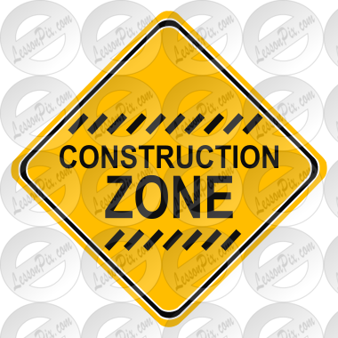 Construction Zone Stencil