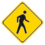 Pedestrian Stencil