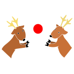 Reindeer Games Stencil