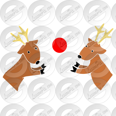 Reindeer Games Stencil