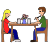 If you could eat at a restaurant, who would you eat with and where would you go?