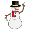 a+snowman Picture