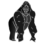 Gorilla Outline for Classroom Therapy Use Great