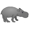 I see the hippo.