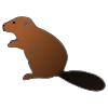 The beavers were slapping