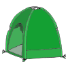 5 min quiet time in tent