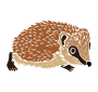 Hedgehog Stencil