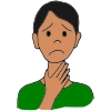 I go to the nurse if I have a sore throat.