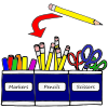 Put away materials  Picture