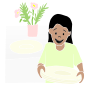 Set the Table  Stencil