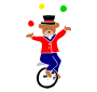 Juggling Bear Stencil