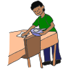 Cleaning Table  Picture