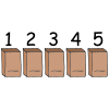 5 bags