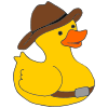 Cowboy Rubber Duck  Picture