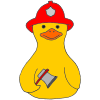Firefighter Rubber Duck  Picture
