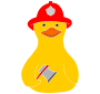 Firefighter Rubber Duck