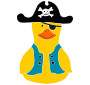 Pirate Rubber Duck
